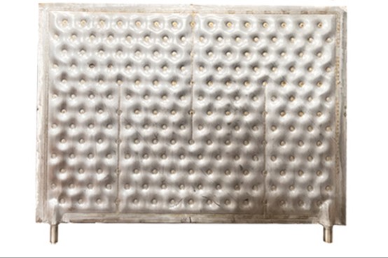 Process flow diagram of gas-to-liquid heat recovery system showing self-cleaning mechanisms